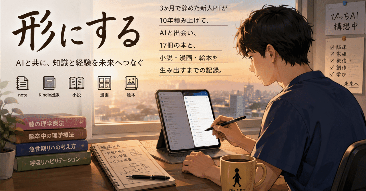 医療職×AI×副業――理学療法士が10年の積み上げを形にした話