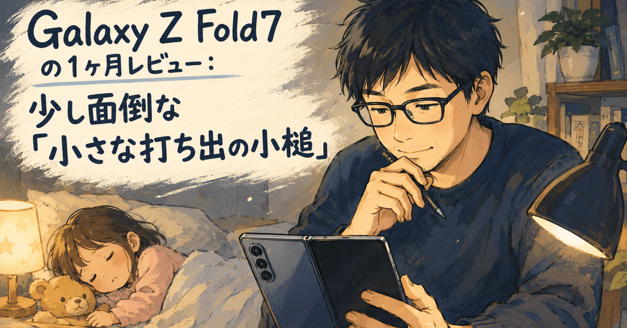 Galaxy Z Fold7の1ヶ月レビュー：少し面倒な「小さな打ち出の小槌」