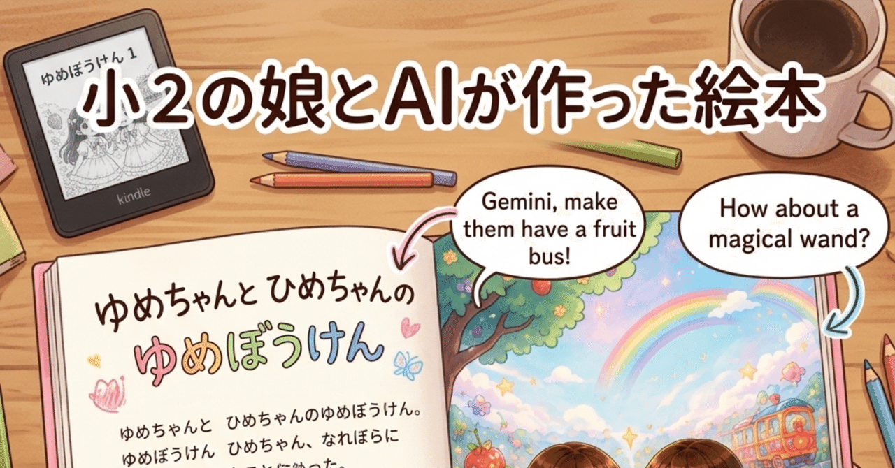 小2の娘とAIが絵本を作った話