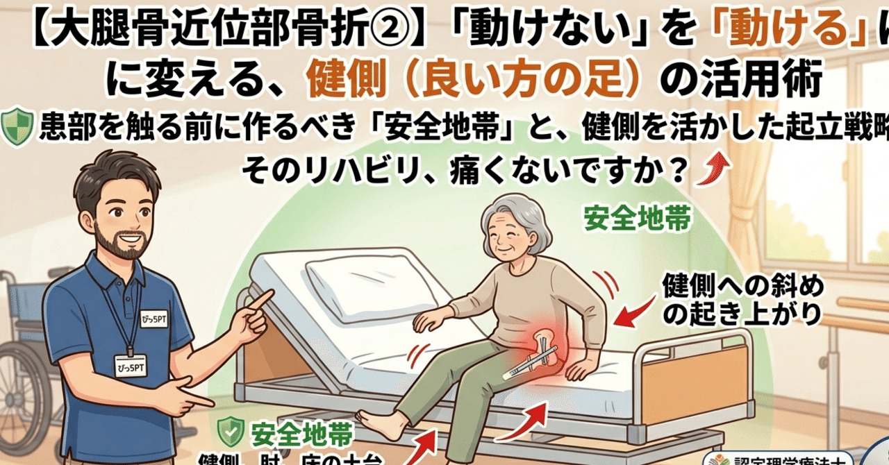 ②【大腿骨】いきなり痛いリハビリしてない？患部を触る前にやるべきこと