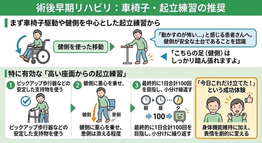 ②【大腿骨】いきなり痛いリハビリしてない?患部を触る前にやるべきこと 本文図1