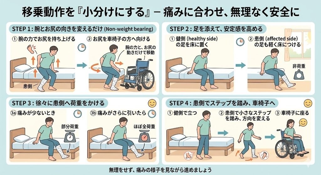 ②【大腿骨】いきなり痛いリハビリしてない?患部を触る前にやるべきこと 本文図3