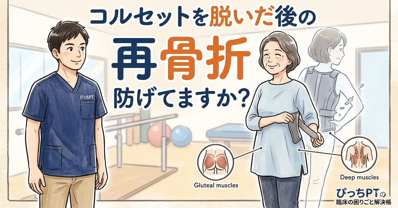 コルセット離脱後の再骨折予防