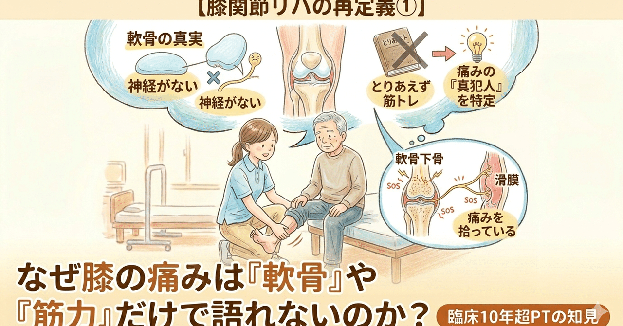 膝OAの痛みを組織から考える
