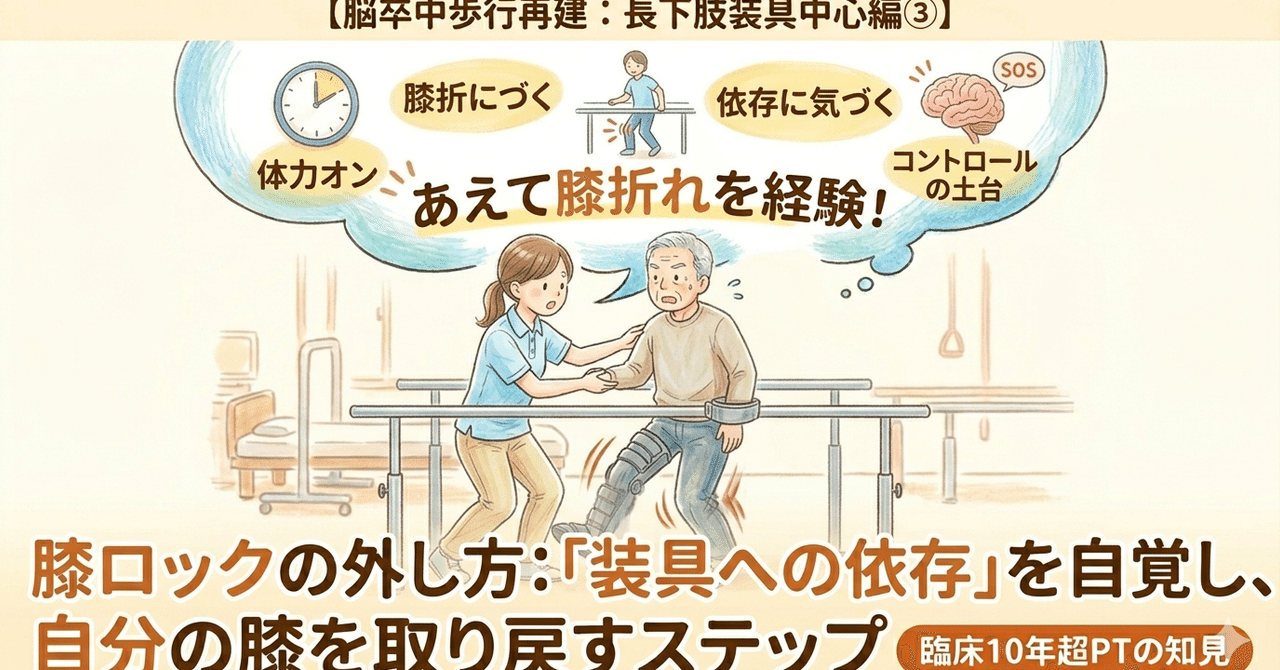 膝ロック解除と歩行再建の記事サムネイル
