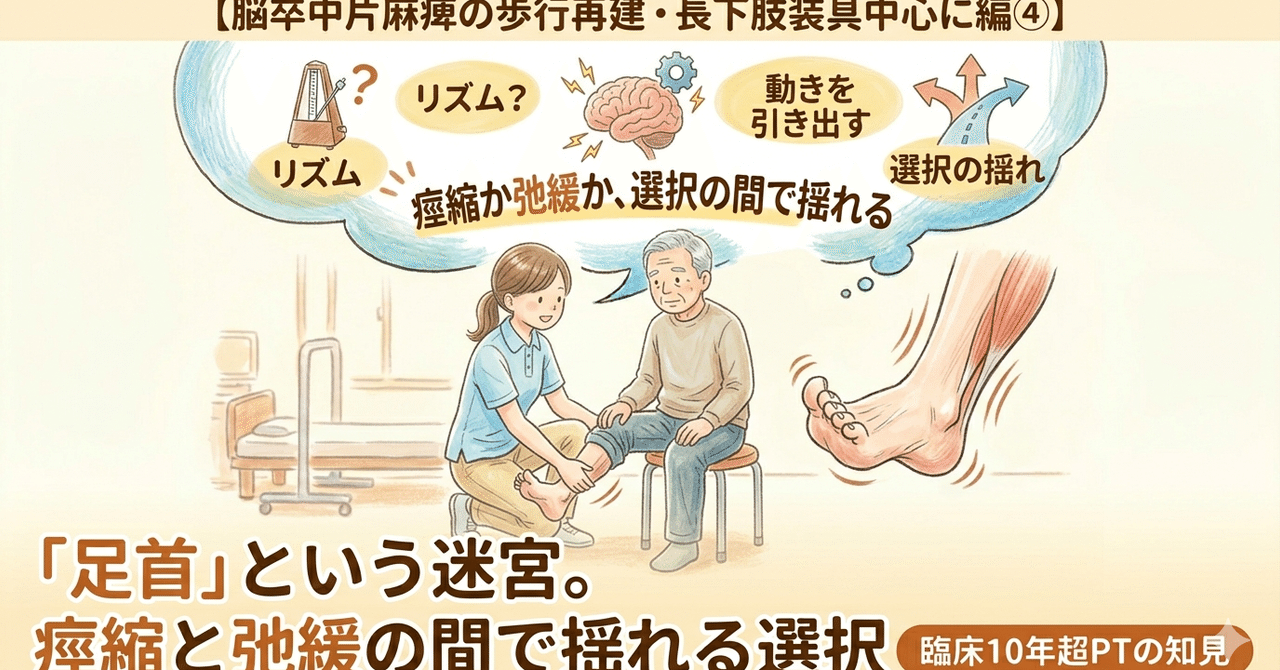 脳卒中歩行再建で足首を扱う記事サムネイル